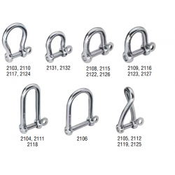 Stainless steel shackle -...