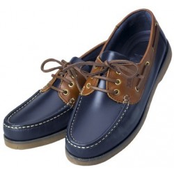 Boat Shoes Navy Blue Crew / Brown